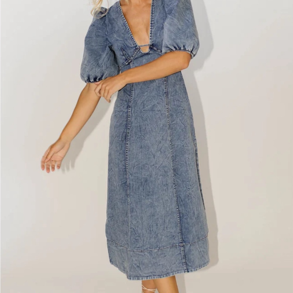 ZOCO Sara Beth Denim MIDI Dress